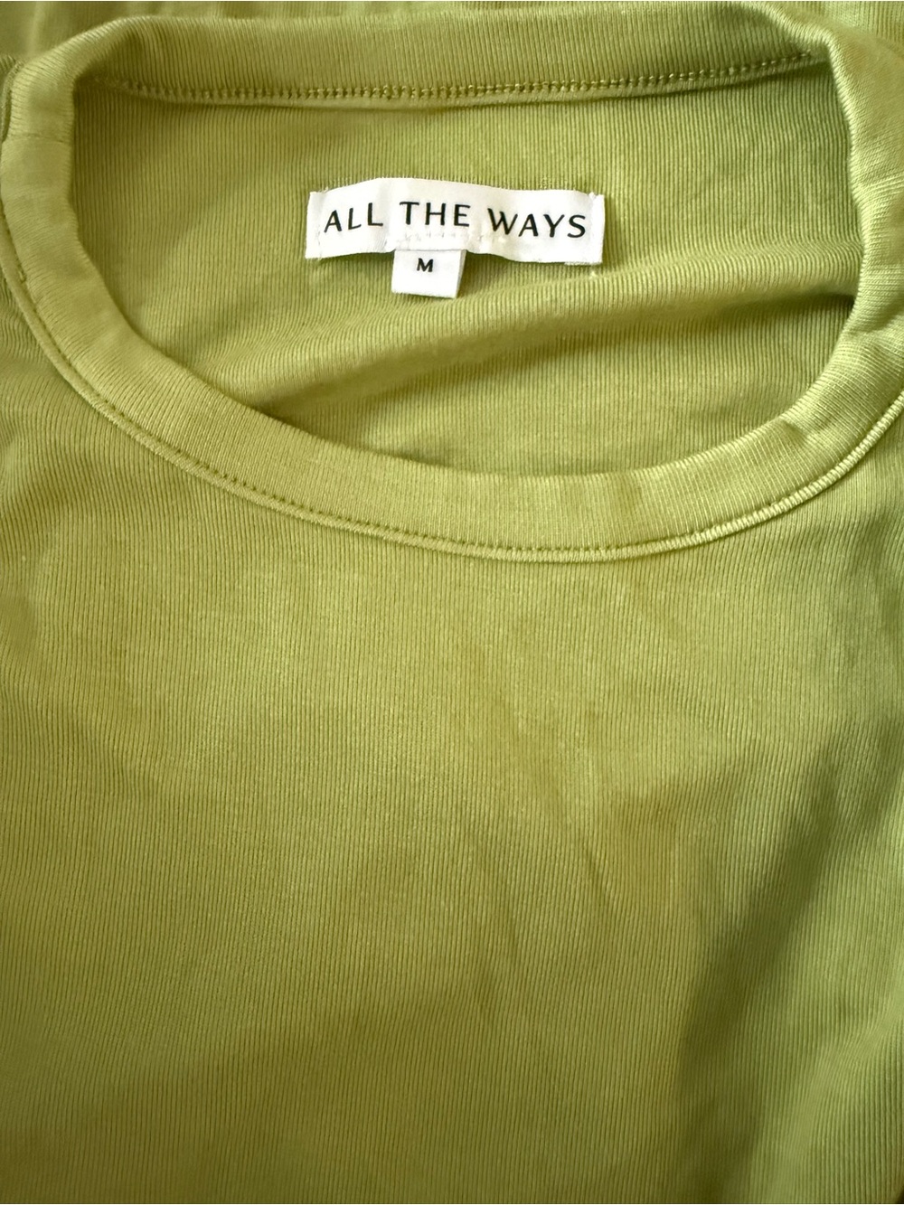 ALL THE WAYS Revolve Green Sleeveless Tank Mini Dress - Picture 3 of 3